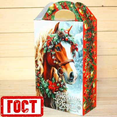 Сладкий новогодний подарок по ГОСТу в жестяной упаковке во Власихе