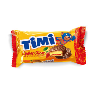 Печенье-сэндвич Timi суфле+желе 56 грамм во Власихе