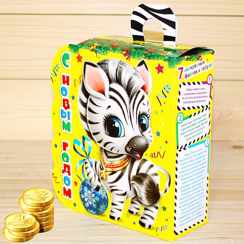 Сладкий новогодний подарок детям с символом 2026 года во Власихе