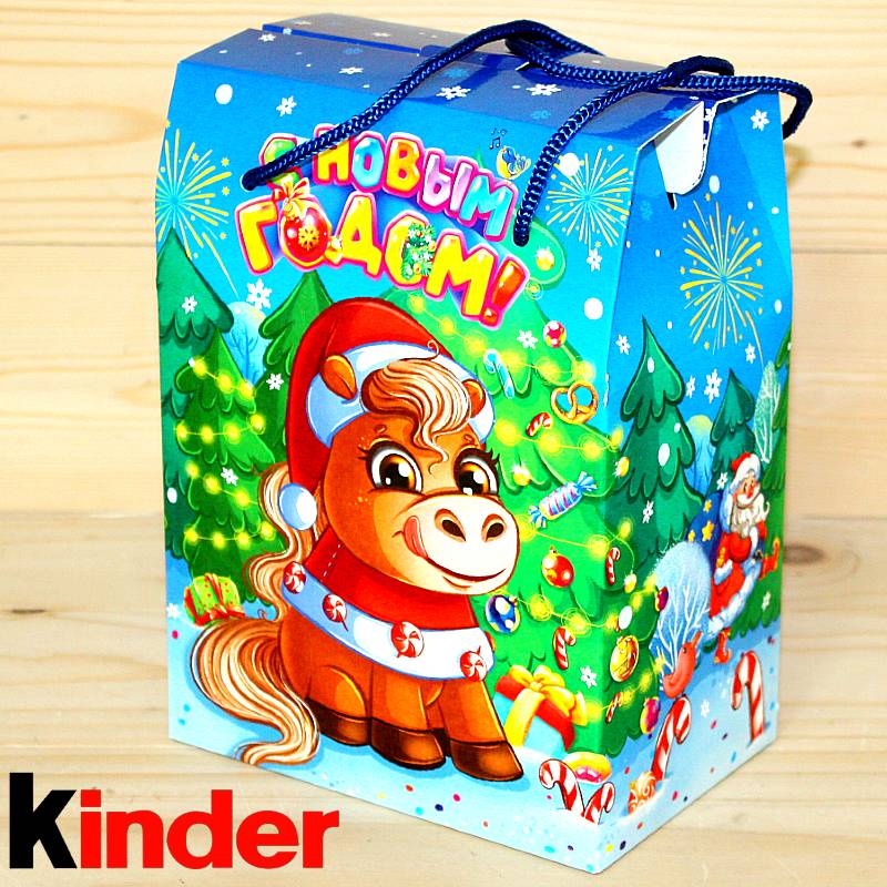 Подарок от Киндер со сладостями на Новый Год 2026 во Власихе